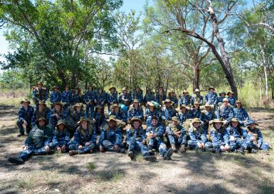 End of field activity photo