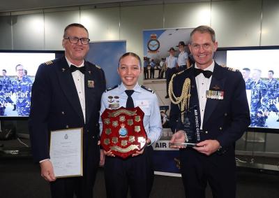 CFSGT Tayah Hutton presented with 2023 Cadet of the Year award