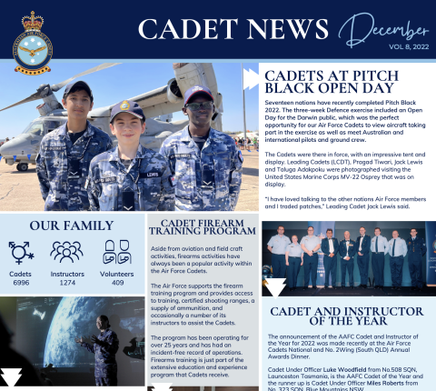 Air Force cadets News volume 8 thumbnail