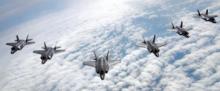 f35s in sky