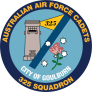 325 (City of Goulburn) Squadron badge